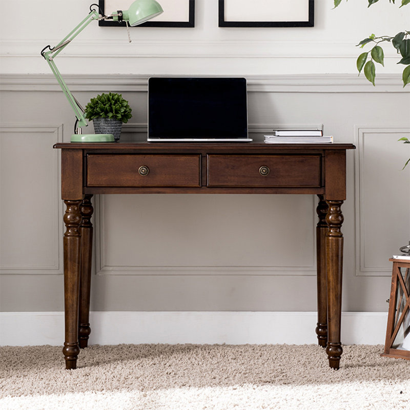 Petit bureau en bois massif de style américain