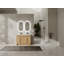 Meuble-lavabo autoportant 48 po avec lavabo en résine, 4 portes à fermeture douce, chêne original, contreplaqué (KD-PACKING)-1249281328