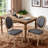 Amando 19.7" H Upholstered Side Chair King Louis Back Solid Wood Dining Chairs-1829169594-1822327648-1817042829