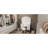 Antique Makeup Vanity Desk With Triple Mirror, 6-Drawer Dressing Table Set Including Stool, Full Length Mirror For Bedroom Dressing Room, White