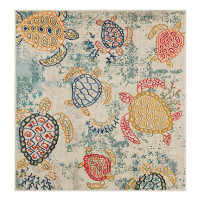 Vargas Animal Print Beige Area Rug