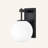 1-Light Dimmable Wall Sconce Long Armed Fixture