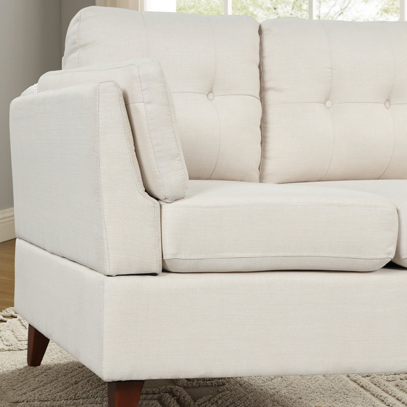 Canapé modulaire Giavonnie, Lin beige