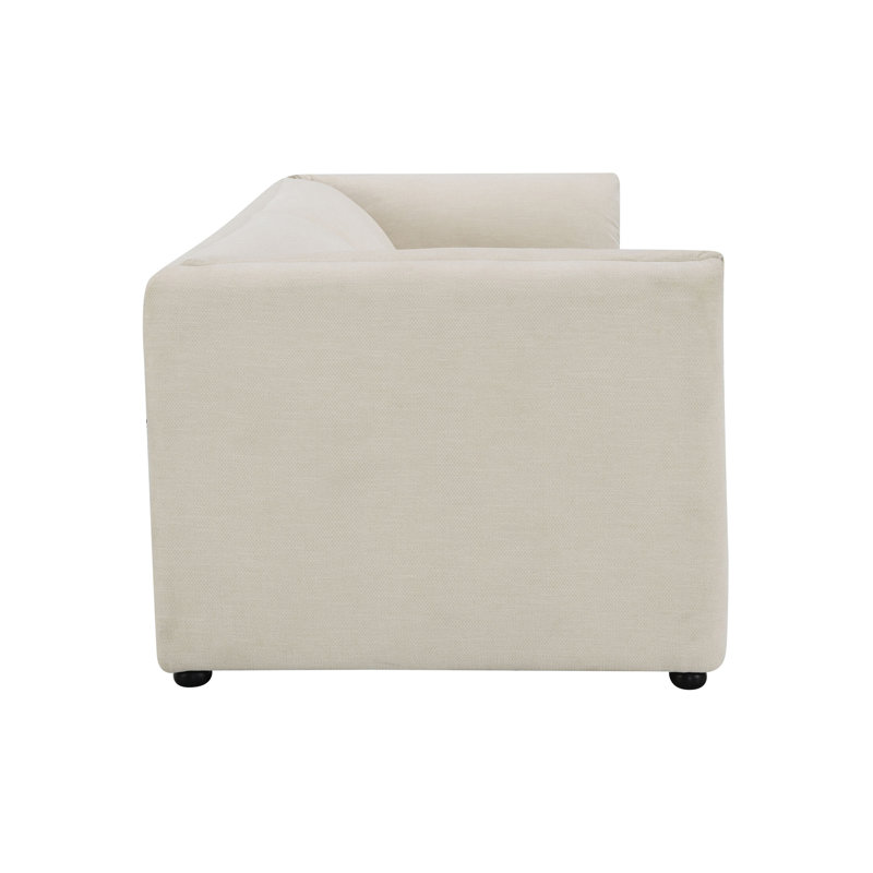 Jaeda Beige Boucle Sofa