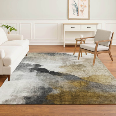 Tapis abstrait lavable à la machine de qualité supérieure Mayfield AMF2043