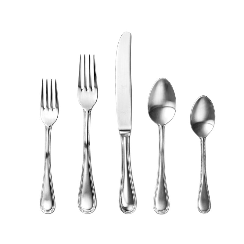 MEPRA Stainless Steel Flatware Set, Ice Silver