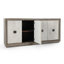Denver 80" Transitional Distressed Gray Sideboard Buffet