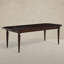 Mathis Oak Rectangle Legged Extension Dining Table - Rustic Antique Oak, 86 In. W X 30.25 In. H