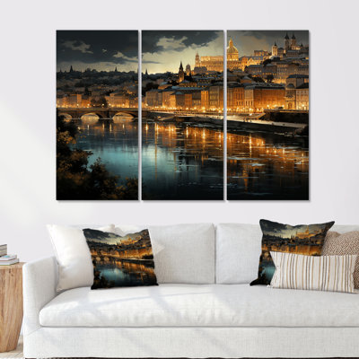 Ensemble de salon art mural français paysage urbain français Lyon III