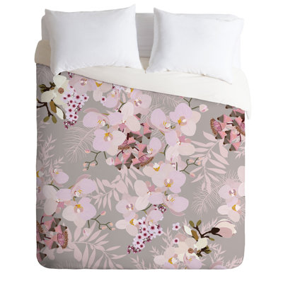 Polyester Floral Duvet Cover