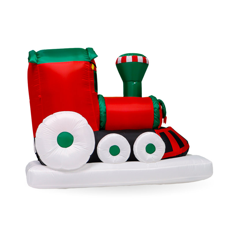 6 ft. Outdoor Lit Inflatable - Santa's Express Train