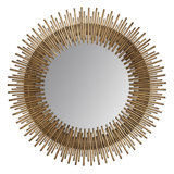 Prescott Starburst Metal Wall Mirror