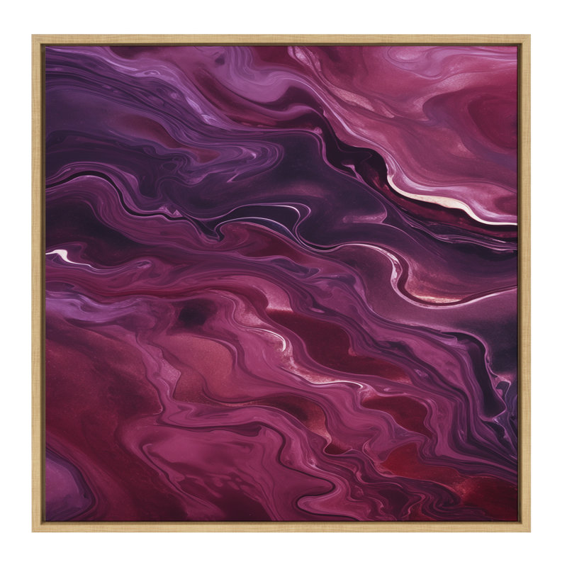 Tonal Abstract by The Creative Bunch Studio Framed Canvas Wall Art Print