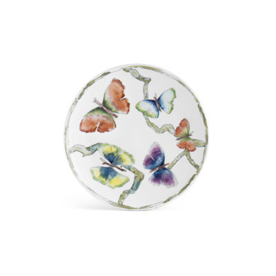 Butterfly Ginkgo Handmade Porcelain Appetizer Plate