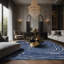 Tapis gris soyeux et moelleux-1797616231