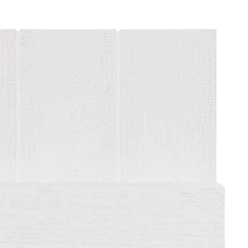 Builders Edge, paire de volets standard à quatre planches jointes, planche-n-lattes, Blanc, 39 po