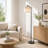 63'' Floor Lamp with Dimmable Bulb and Remote Control