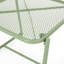 Table d'appoint en fer 15,5 po H, moderne avec ornement en maille, l 19,04 po x P 17,87 po, P 7,62 lb, H 16,27 po