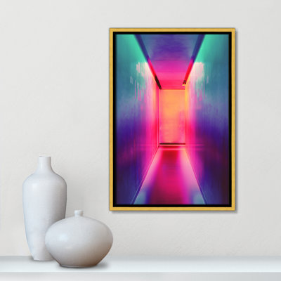 «Neon Wonderland», reproduction sur toile par Efe Kurnaz