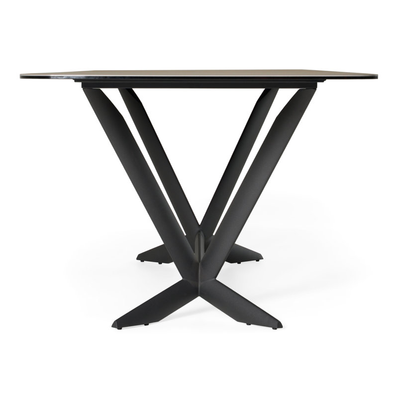 Table de salle à manger à tréteaux Madalene