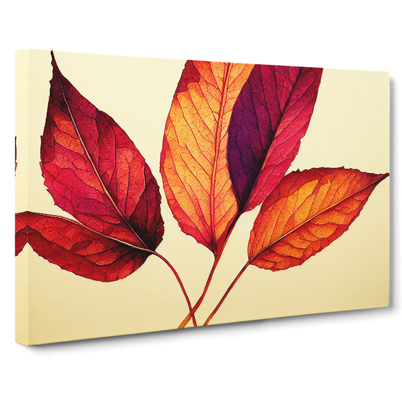 Plant Leaf Vol.4 - Wrapped Canvas, 35cm H x 50cm W x 3cm D