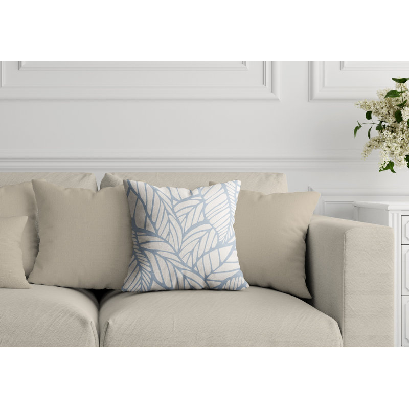 Housse et insert de coussin extérieur d'extérieur, H 17 po x l 17 po, Gris