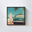 «Retro Beach» par CAD Designs - Impression sur toile-130745766-130745767