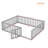 Wood Daybed Frame With Fence-945896506-950091827