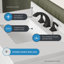 Meuble-lavabo autoportant 36 po avec comptoir en pierre blanche et dosseret Bailey-115729193-115729194