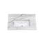 Plateau de meuble-lavabo simple 30 po avec lavabo - pour remplacement de meuble-lavabo, sans armoire