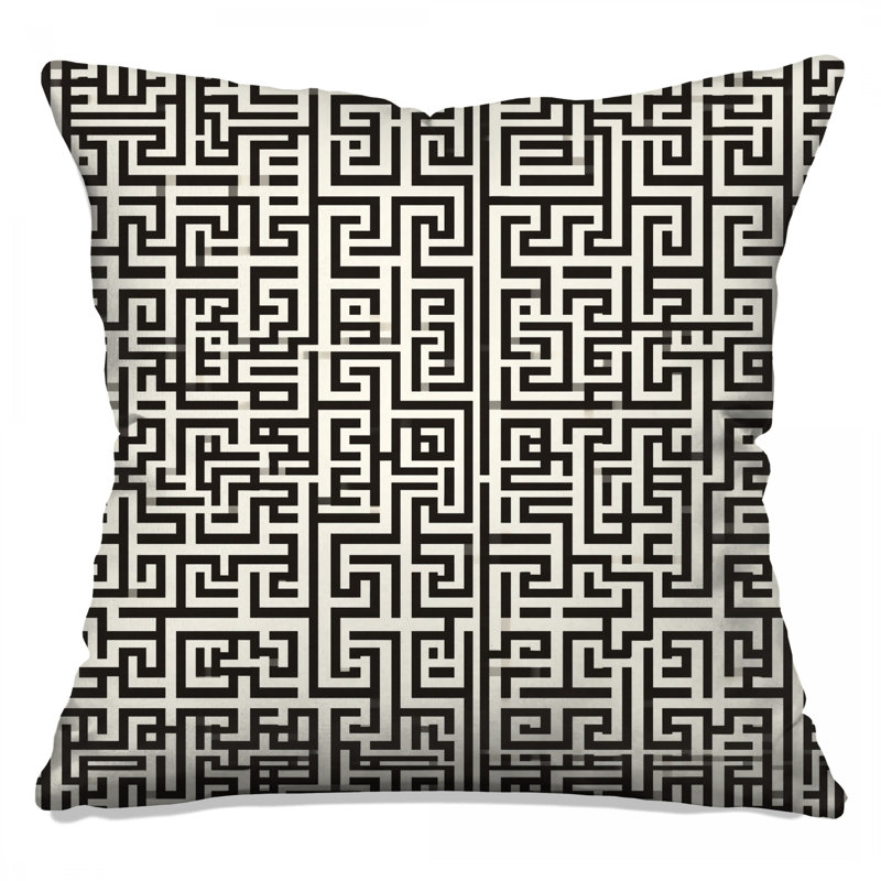 Coussins décoratifs noirs, 14 x 14 inches