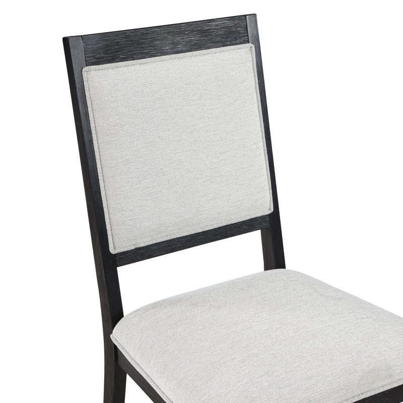 Ensemble de salle à manger 5 pièces Nya, H 30 po x L 48 po x l 48 po, Noir