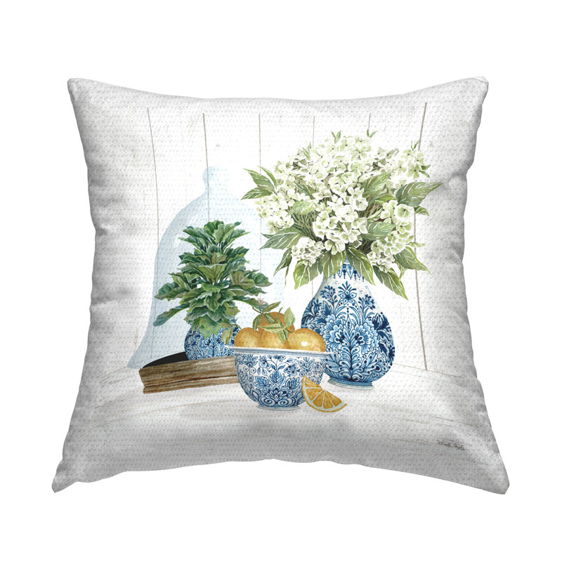 Striped Outdoor Throw Pillow