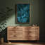 «Deep Teal», abstrait géométrique Mid Century Modern Shapes, composition minimaliste, impression encadrée-1098912607-1098912606