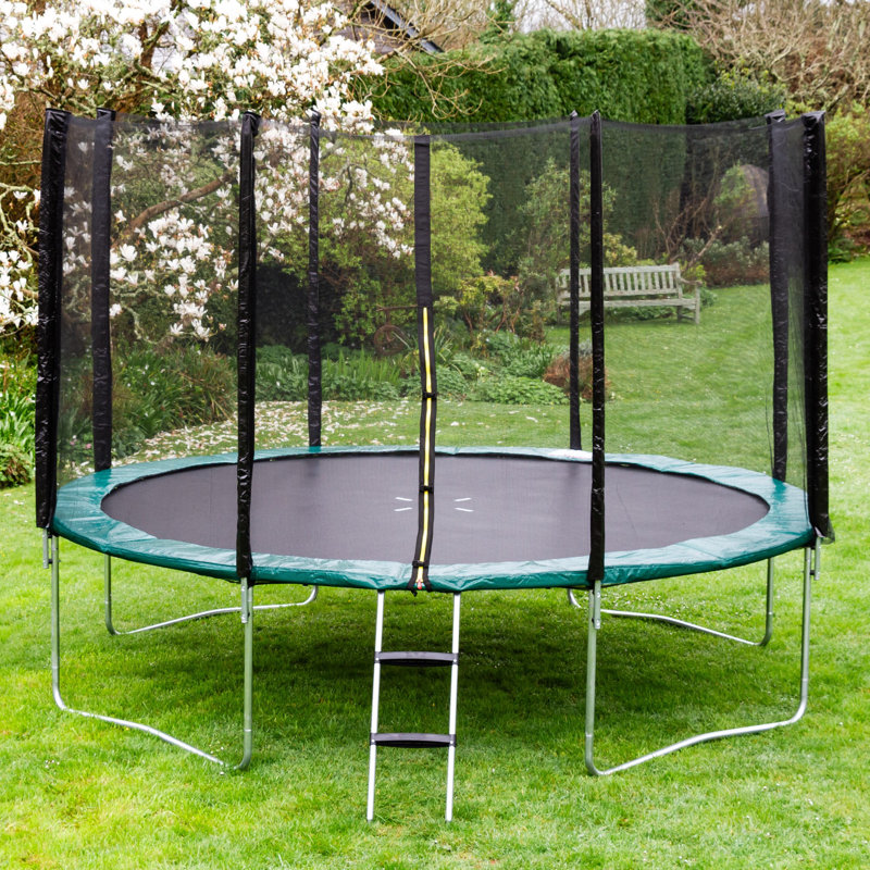 Acrobat Plus 14ft Trampoline Package, Green