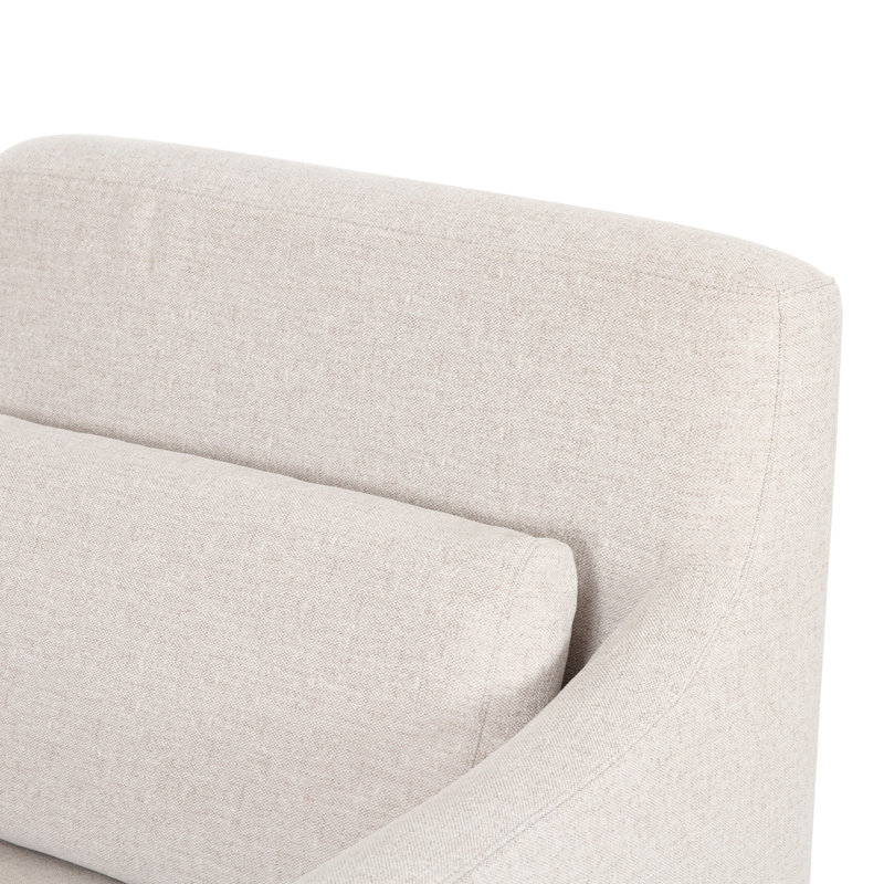 Lydia Upholstered Arm Chair, Beige