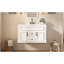 Meuble-lavabo mural 36 po avec lavabo et tiroirs en céramique, meuble-lavabo simple de style français avec charnières à fermeture douce-132915488-132915489