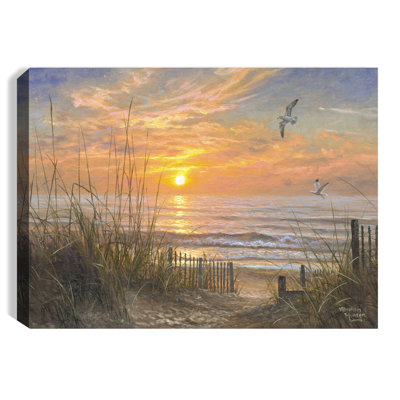 Margarita - Coastline Sunset 8x6 Lighted Tabletop Canvas