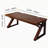Solid Wood 63-Inch Extra Long Desk