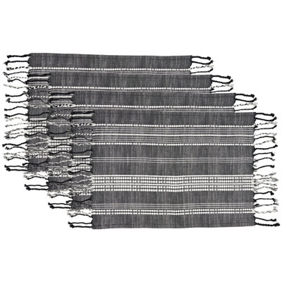 Ensemble de napperons en coton 4 pièces