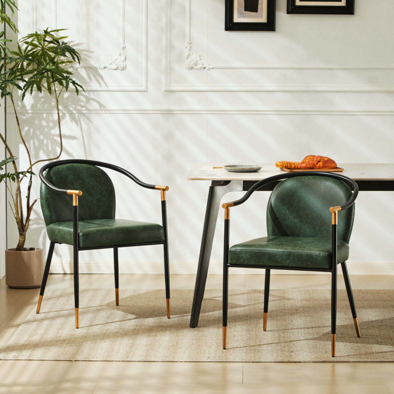 Ensemble de 2 chaises de salle à manger rembourrées Modern