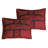 Traditional Ruched 7 Piece Burgundy Comforter Set, Queen-1639677135-1698349567