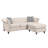 Fabric Reversible Sectional Sofa