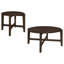 Ensemble de tables basses 2 pièces Milven
