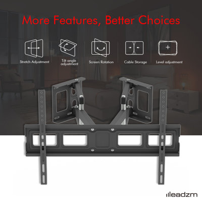 Angelinna Symple Stuff Single Screen Wall Mount