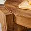Élégante table basse amovible avec double plateforme, matériau, ne tache pas, collision réfléchie, table double facile à installer, interprétation