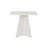 Chesterle Square Pedestal Table White