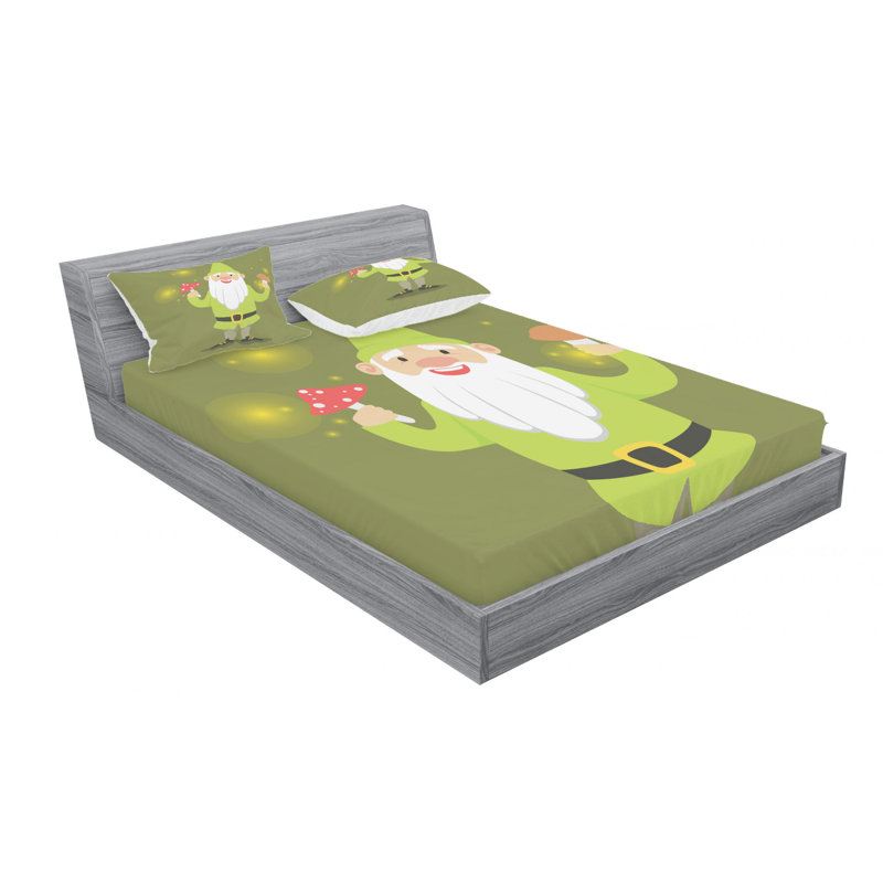 Microfiber Sheet Set, Queen Sheet Set with Fitted Sheet