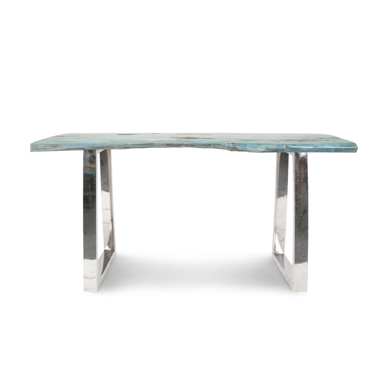 56'' Solid Wood Top Console Table
