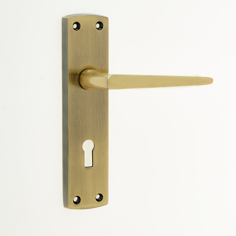 Bray Door Handle, Antique Bronze